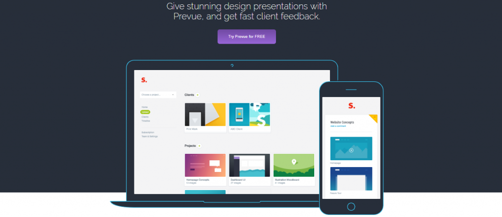 Prevue, Web Designers tool