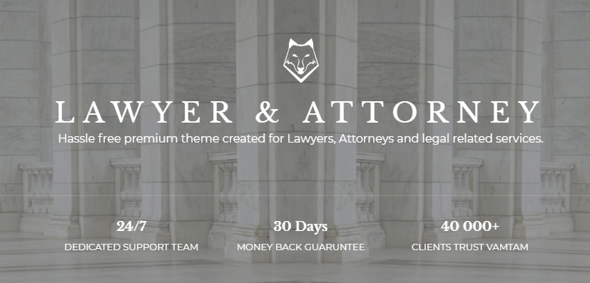 Lawyer & Attorney WordPress Website Design