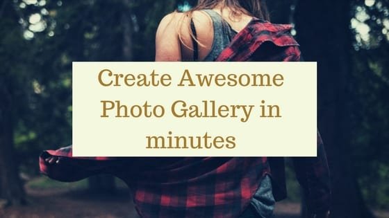 Create Aesome Photo Gallery 1 1