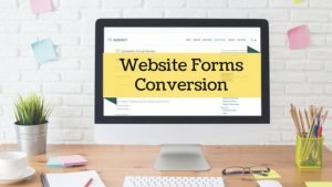 Website form conversion image
