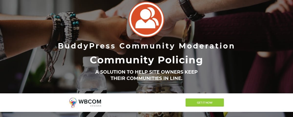 BuddyPress Community Moderation 1200x480