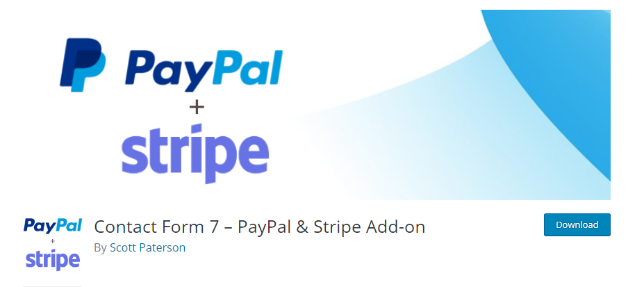 Contact Form 7 – PayPal & Stripe Add-on