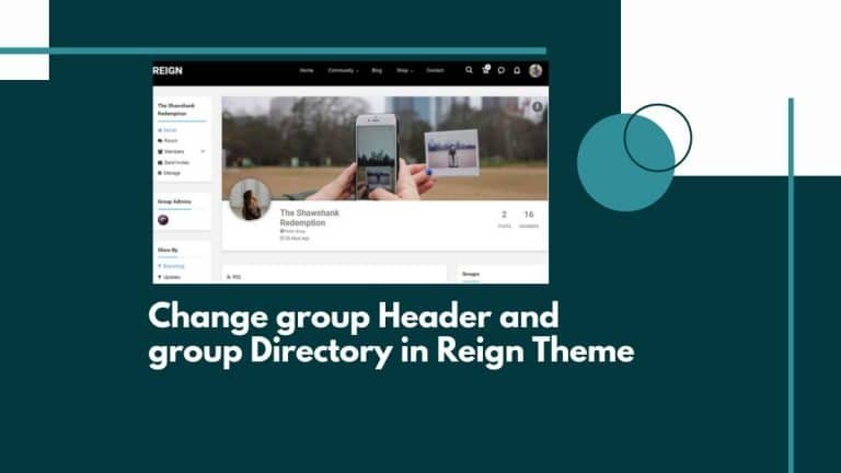 Change group Header and group Directory