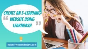 Create An E-Learning Website