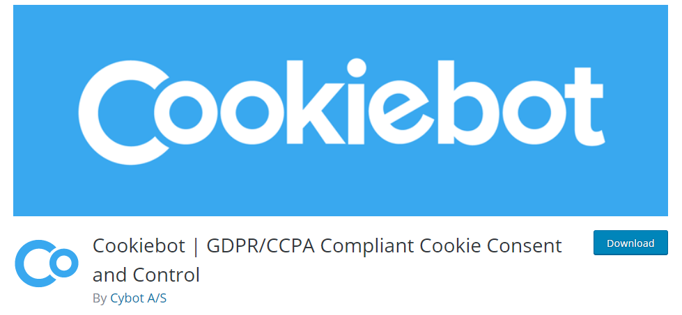 GDPR Plugins- Cookiebot