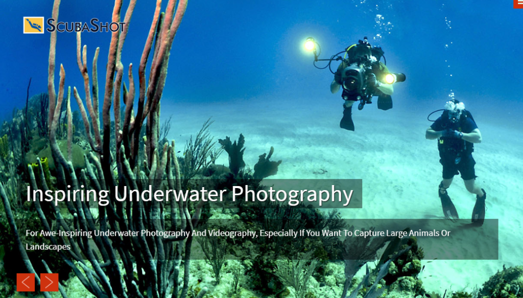 Underwater Photography WordPress Theme 