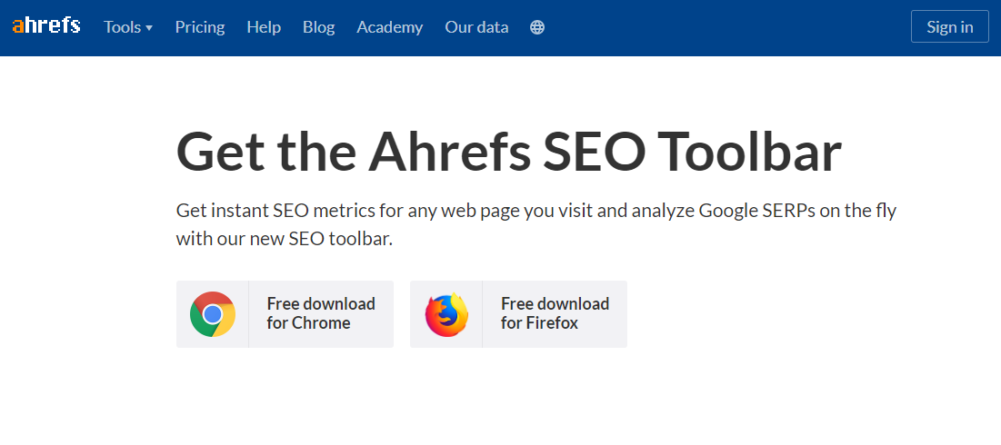 Ahrefs- Free Online Resources For SEO