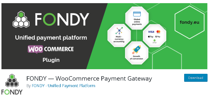 fondy- WooCommerce Payment Gateways