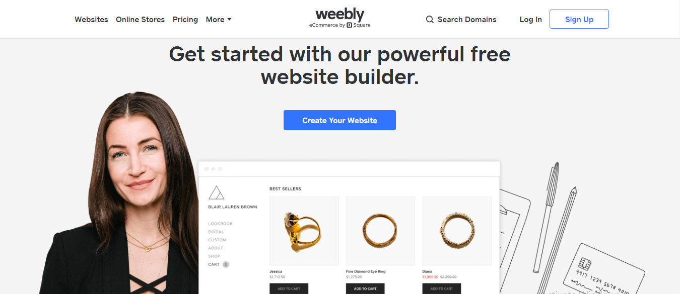 Weebly- AI Website Builders