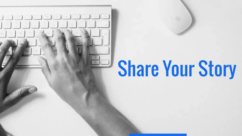 Share your story on social media
