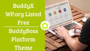 BuddyX WP.org Listed Free BuddyBoss Platform Theme