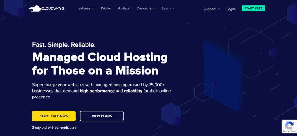 cloudways hosting- Managed WordPress Hosting Options 