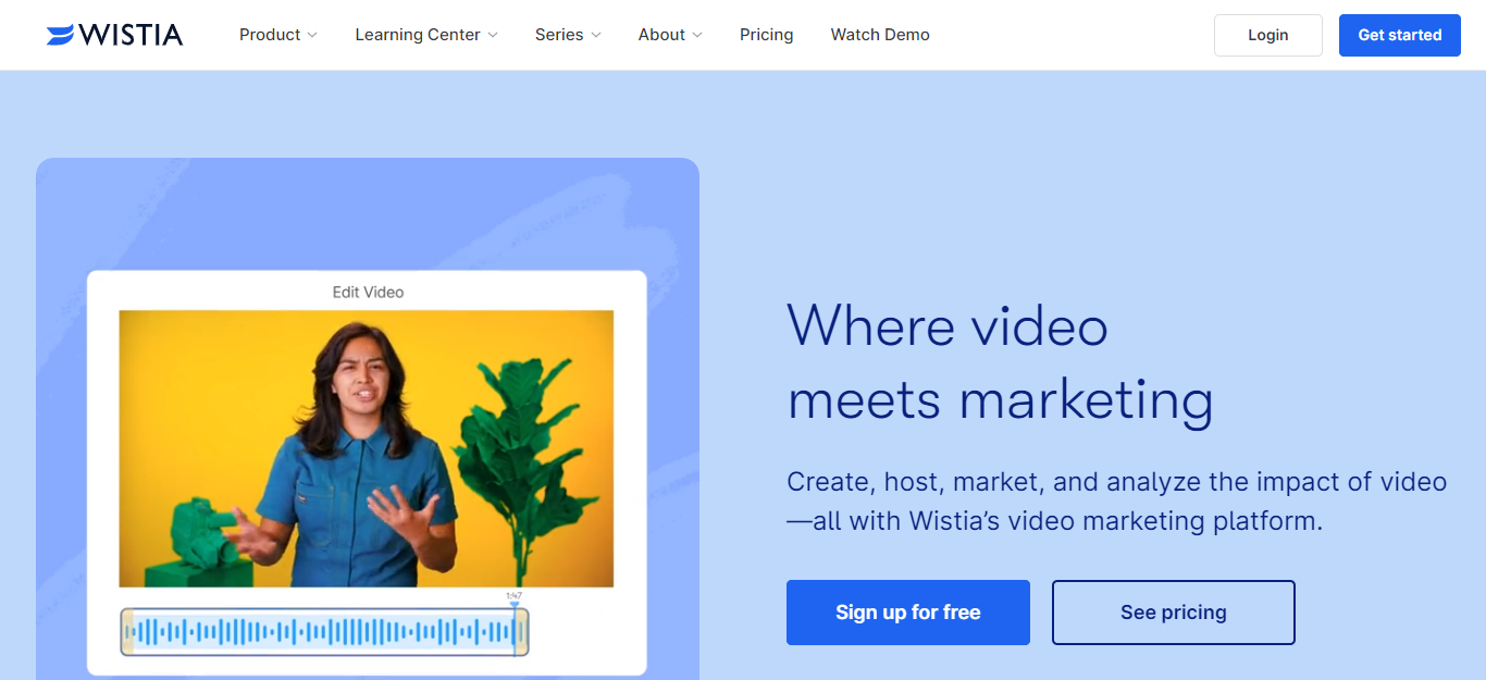 Wistia video platform