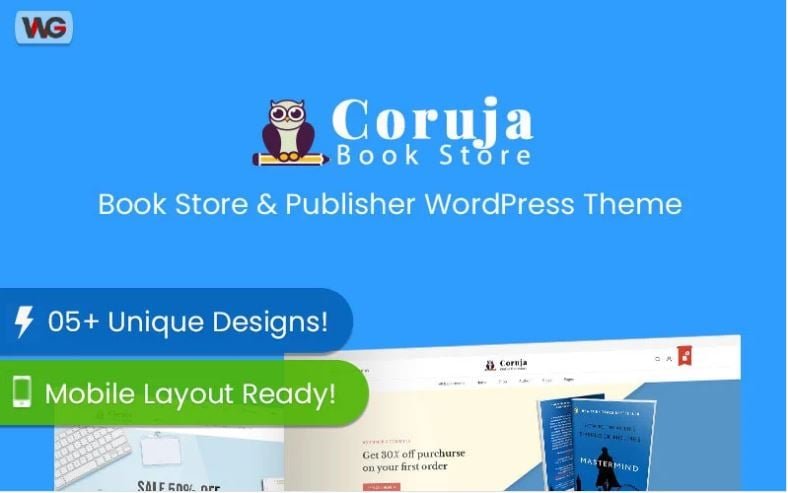 Coruja-Book Landing Page Themes