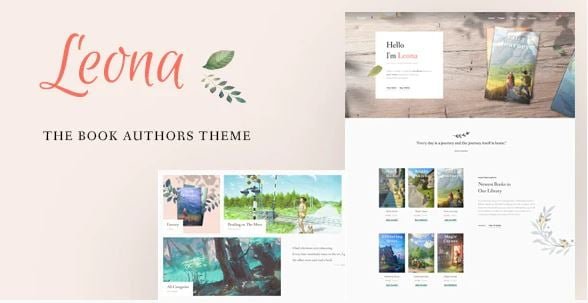 Leona- Book Landing Page Themes