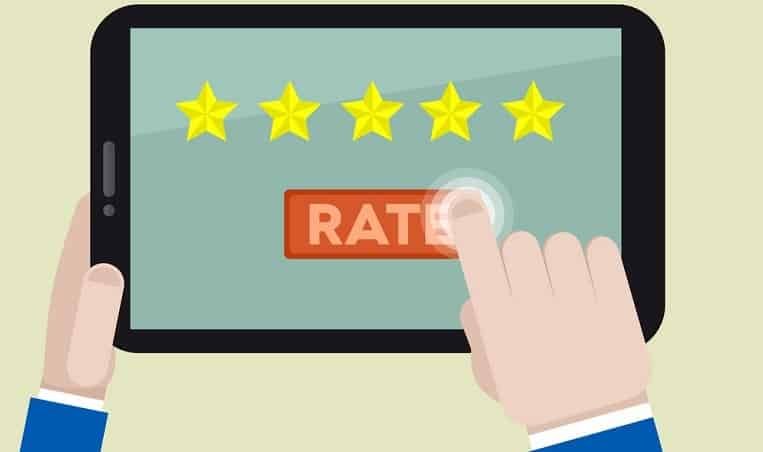 Ratings & reviews- Appropriate WordPress Theme