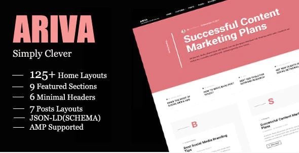 Ariva- Schema WordPress Themes