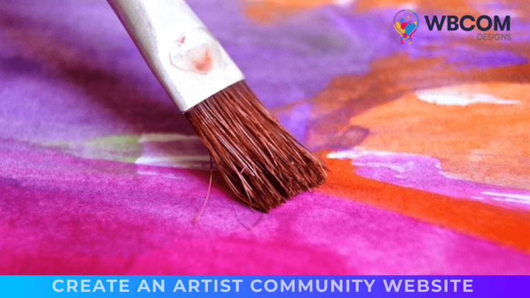 Artist Community Website