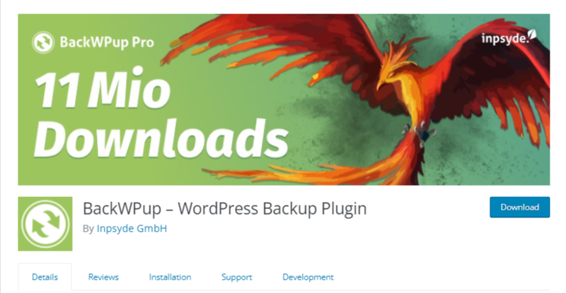 BackWPup- Best WordPress backup services