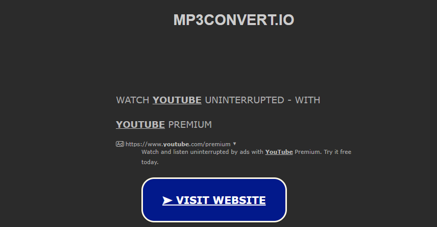 YouTube to MP3 Convertors