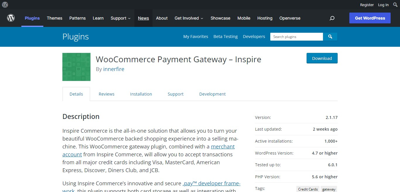 WooCommerce Payment Gateway - Inspire