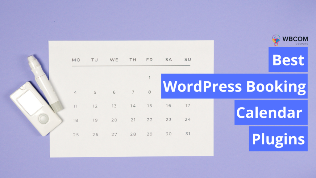 WordPress Booking Calendar Plugins- Wbcom Designs