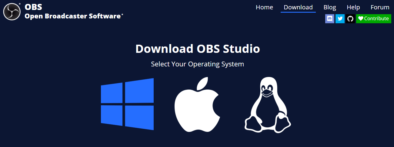 Open Broadcaster Software Studio