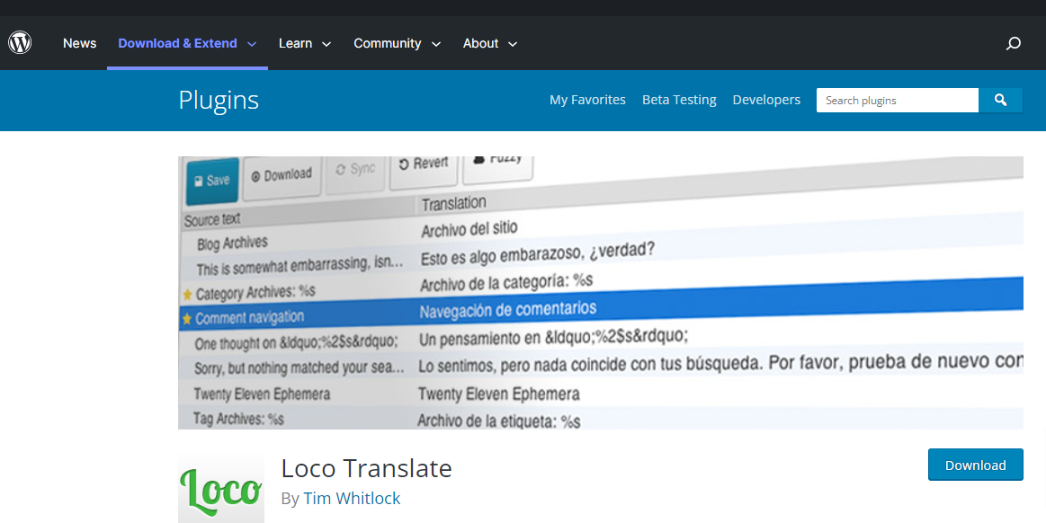 Loco Translate- WordPress Translation Plugins