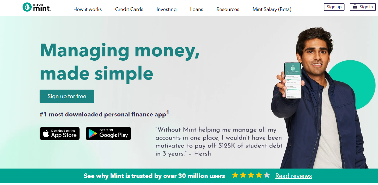 Mint- Project Budget Management Apps 