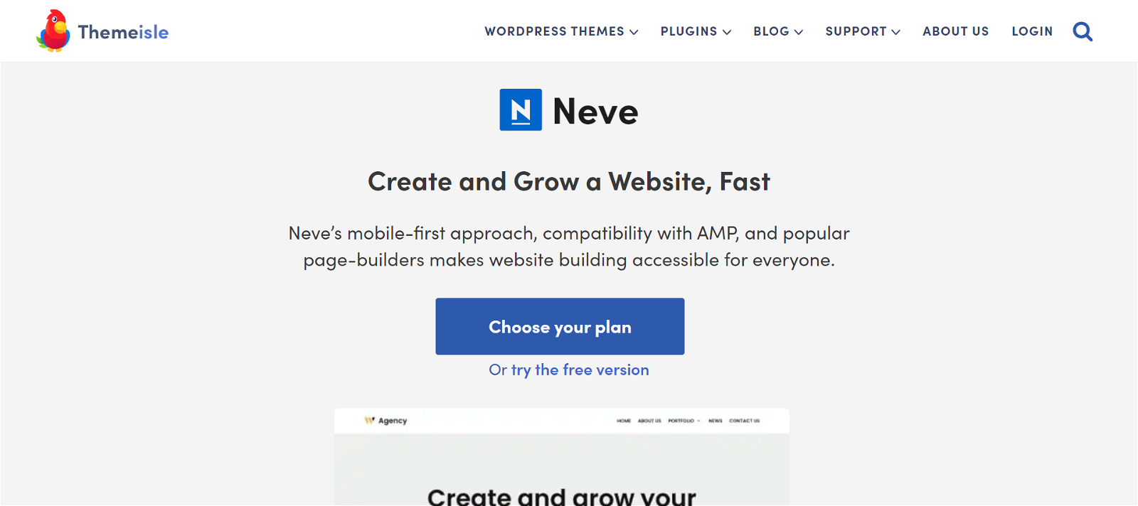 Neve theme- WordPress blog theme