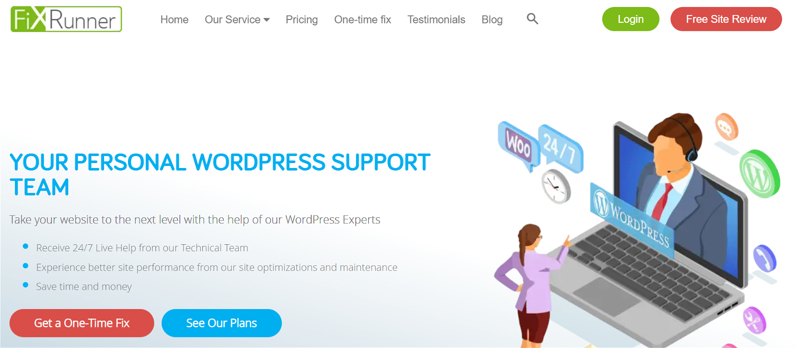 Fixrunner wordpress services