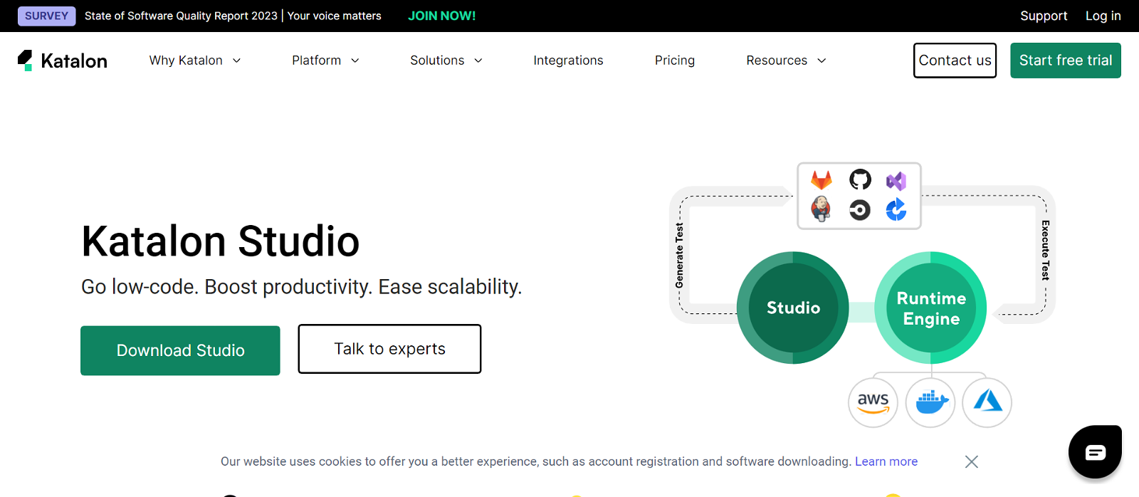 Katalon Studios API tool