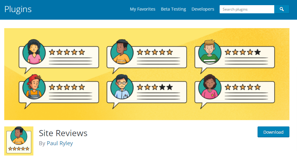Site Reviews - Google Review Plugins