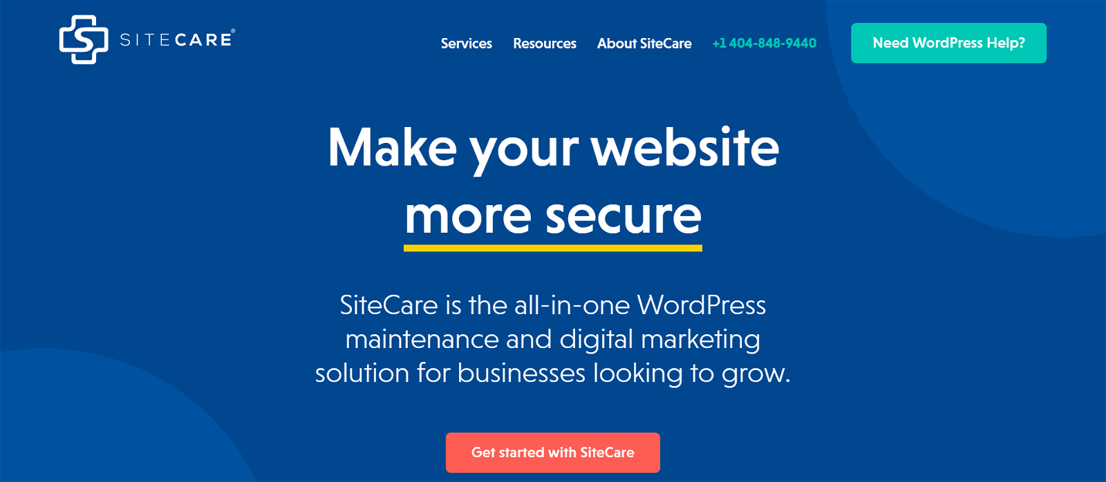 Sitecare WordPress services