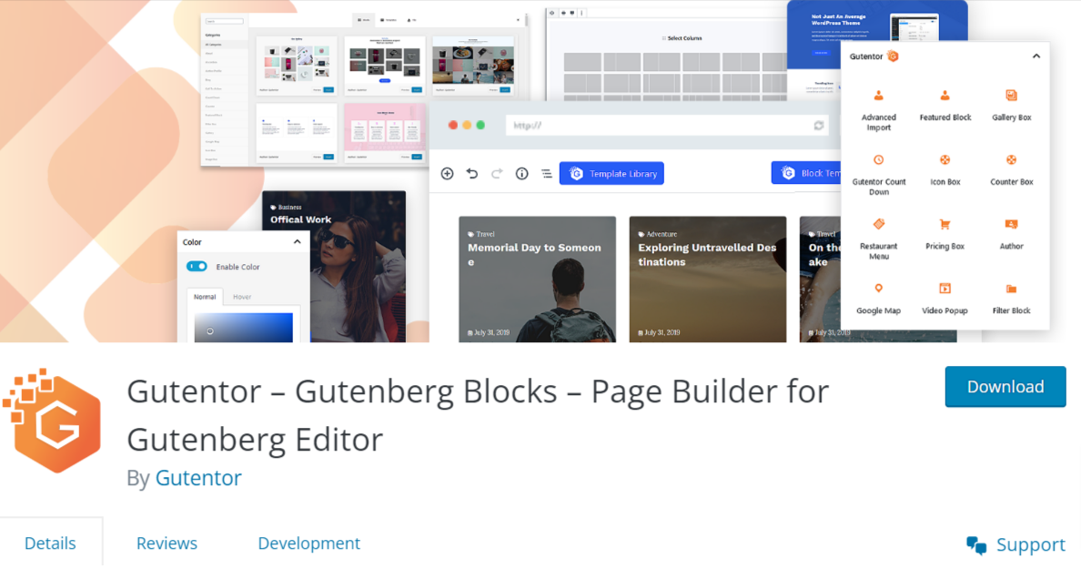 gutentor- WordPress Page Builder