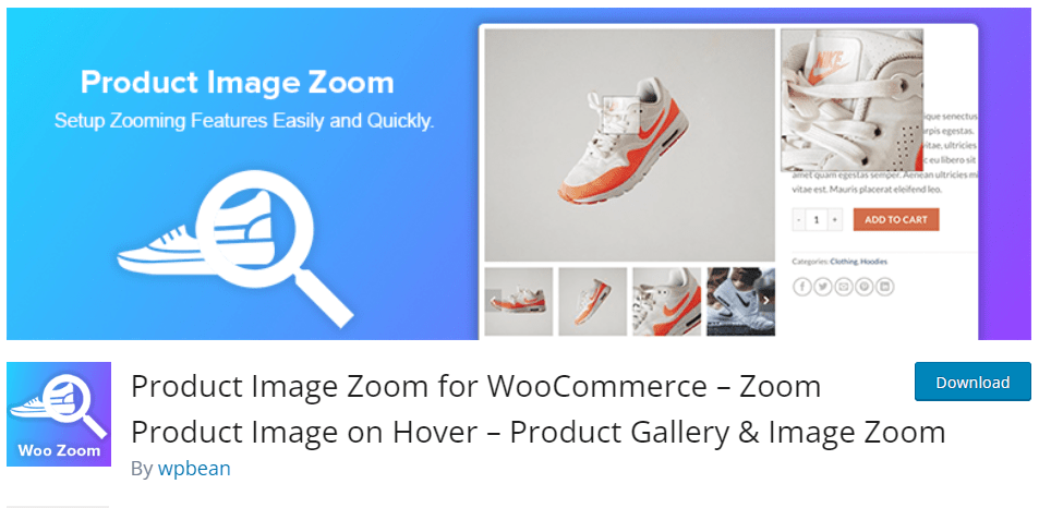 Product Image Zoom Plugin for WooCommerce