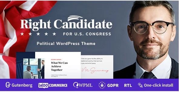Right Candidate- political WordPress themes