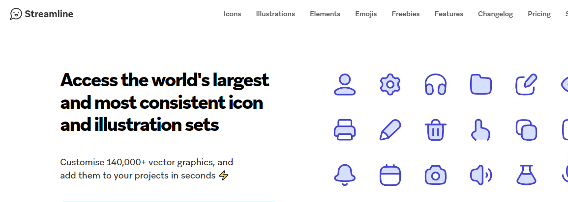 Streamline Icons- Best Icon Libraries