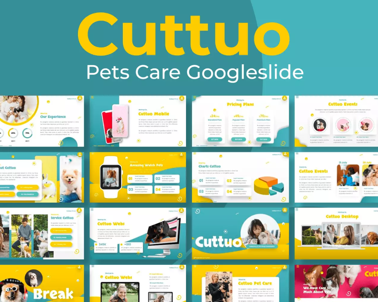 Cuttuo- Creative Google Slides Templates