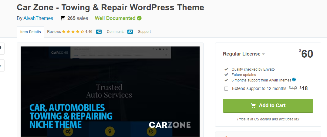 Car-Zone-Car dealership wordpress theme