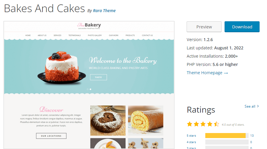 Bakes-And-Cakes-WordPress-theme