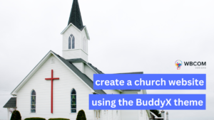 How to create a church website using the BuddyX theme?