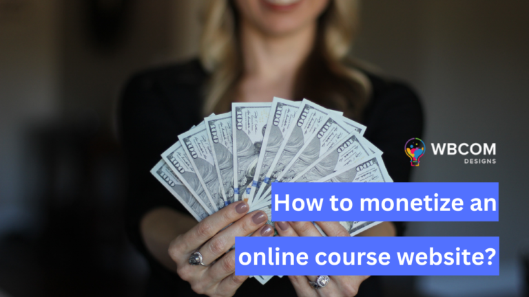 How to monetize an online course website?