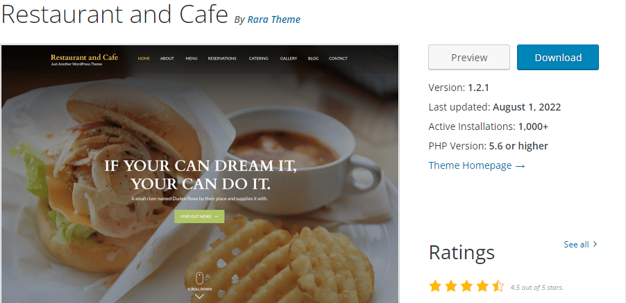 Restaurant-and-Café-WordPress-theme-
