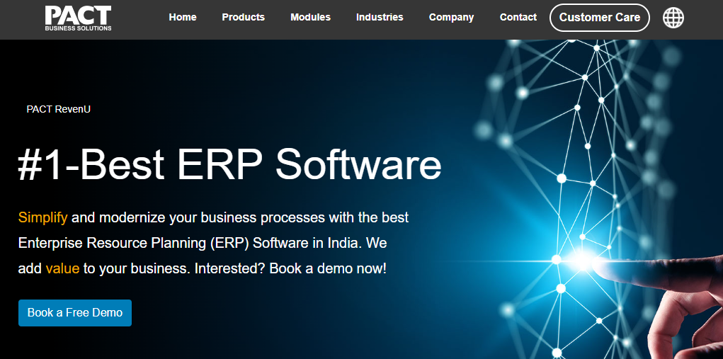 PACT ERP- Best ERP Software in India