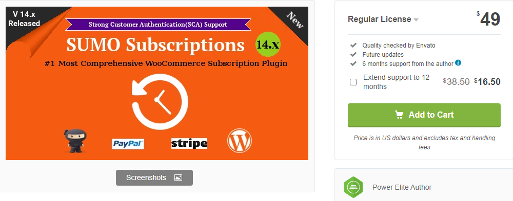 SUMO Subscriptions-WooCommerce Subscription Plugins