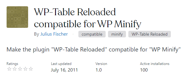 WP Table Reloaded