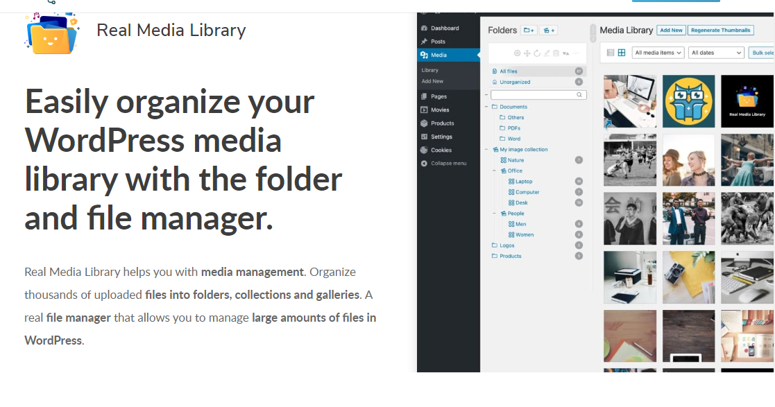  Real Media Library- WordPress File Management