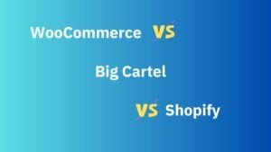 WooCommerce vs Big Cartel vs Shopify
