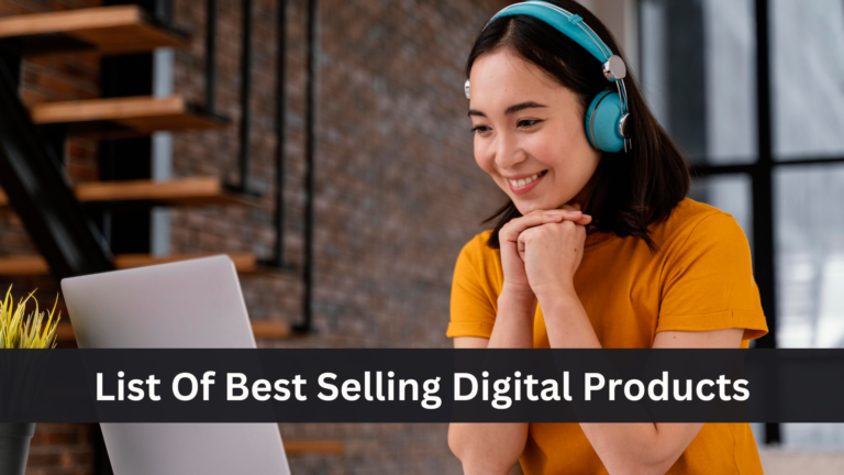List Of Best Selling Digital Products